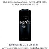 BLACK XS MASCULINO EAU DE TOILETTE PACCO RABANE 100 ML