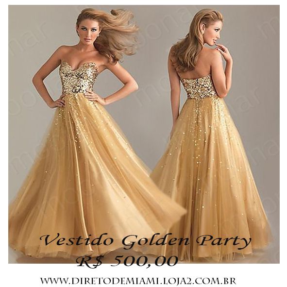 VESTIDO GOLDEN PARTY